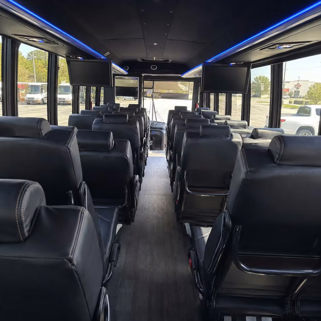 25 passenger minibus interior