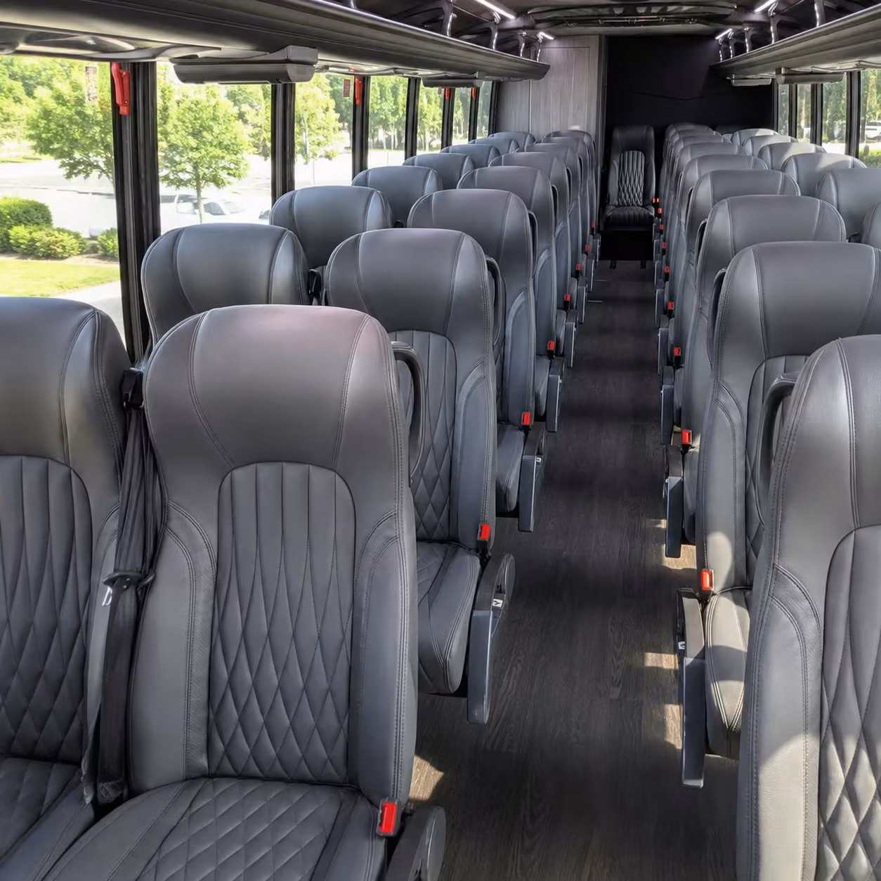 28 passenger minibus inside