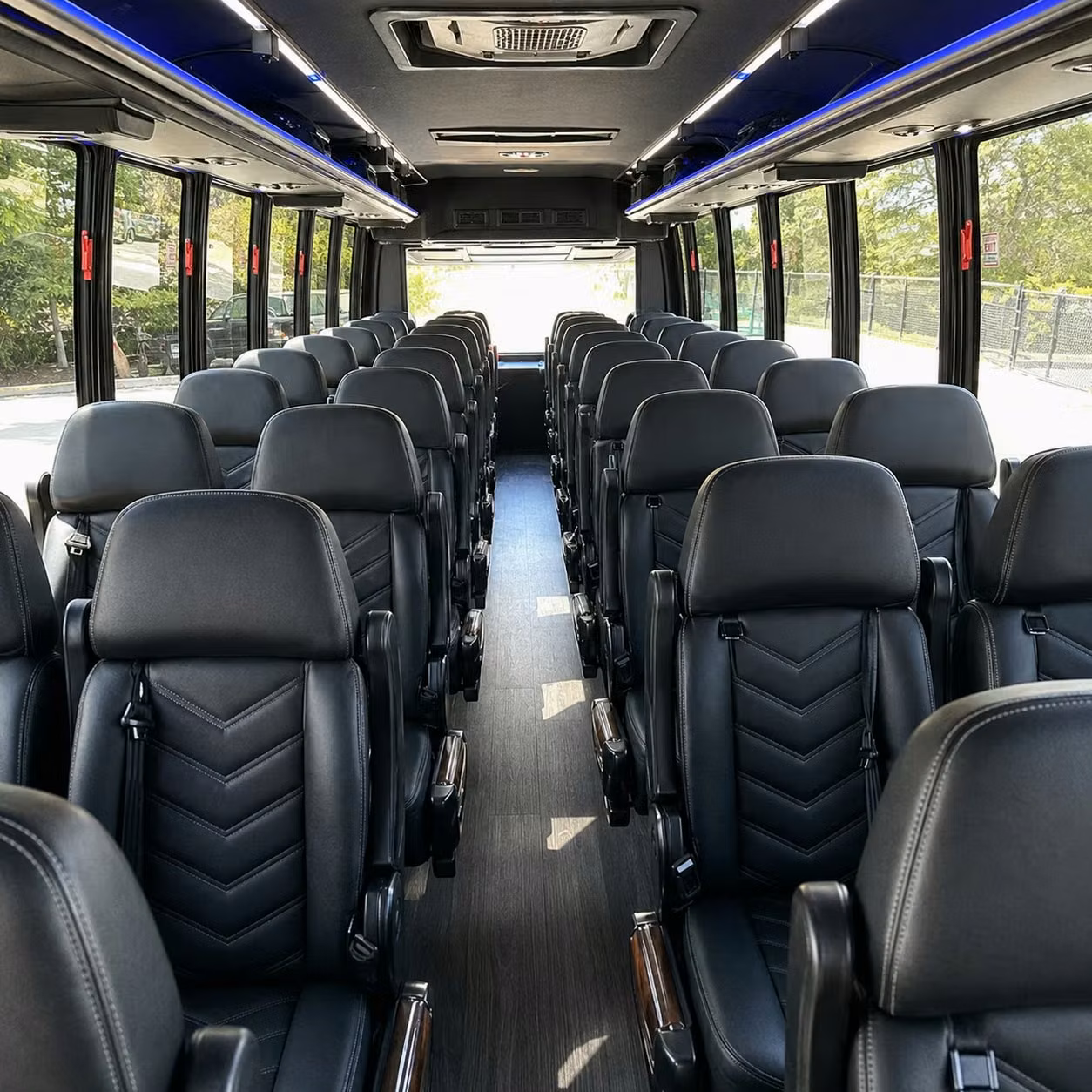 30 passenger minibus interior