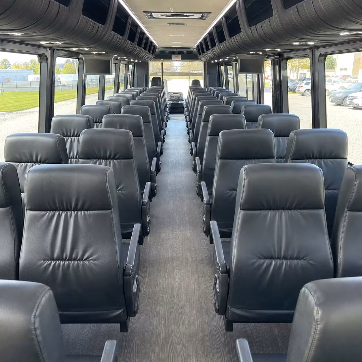 35 passenger minibus interior