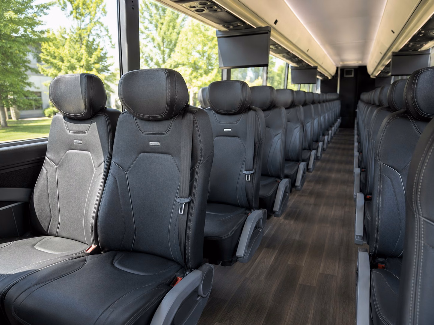 charter buses for wedding guests flying into los angeles area airports