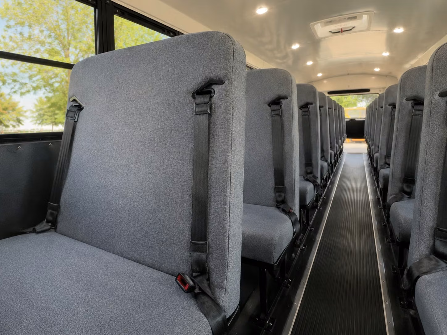 school bus interior
