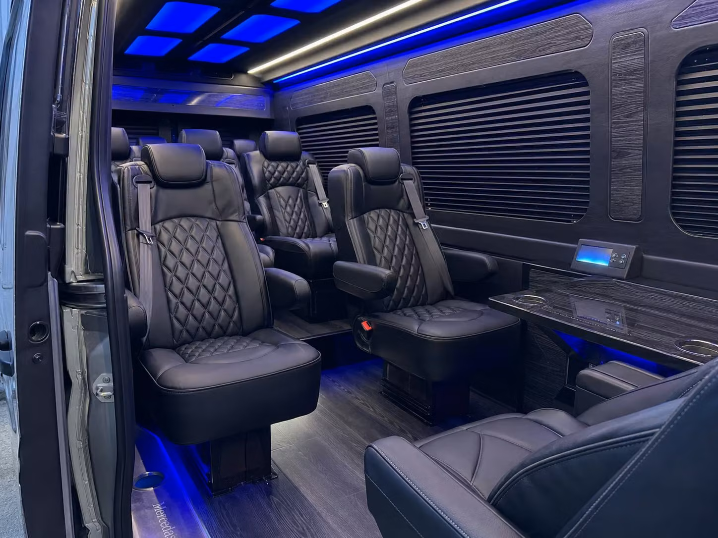 sprinter van transportation for groups and events across whittier