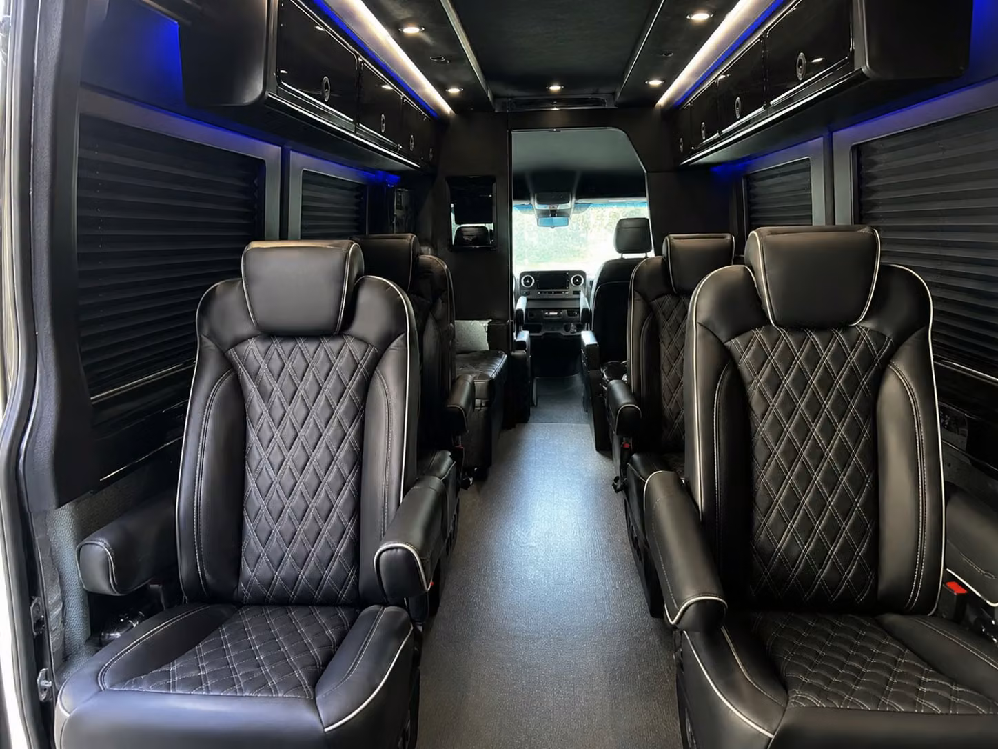 sprinter van with driver interior