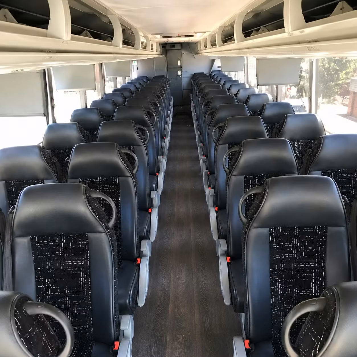whittier charter bus interior